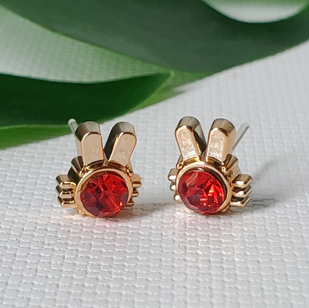 Hypoallergenic Plastic Studs Earrings Bunny